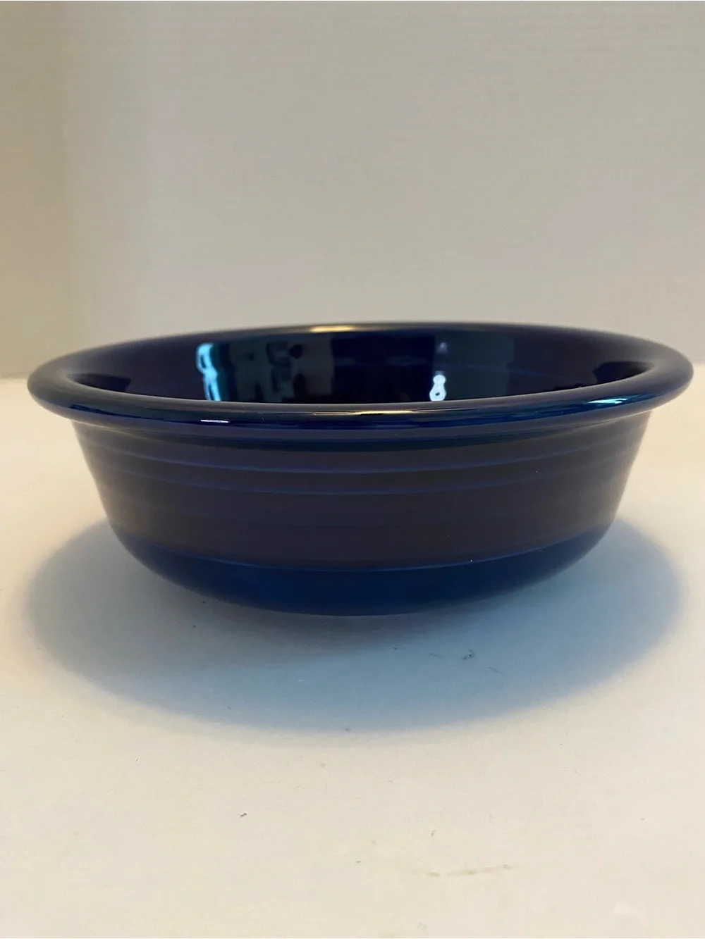 Fiesta Ware Homer Laughlin COBALT BLUE 7  1/4”Round Serving Bowl Mint Condition